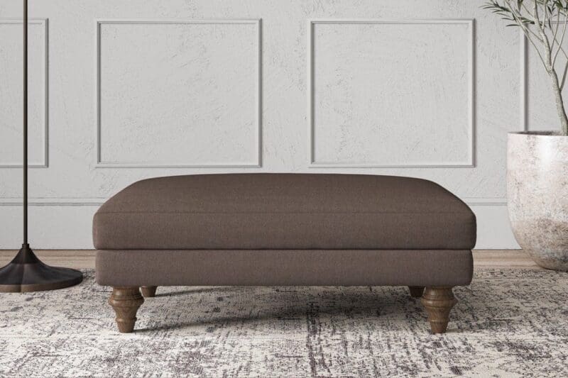 nkuku deni medium footstool recycled cotton mocha 5055672437666 33153332510896