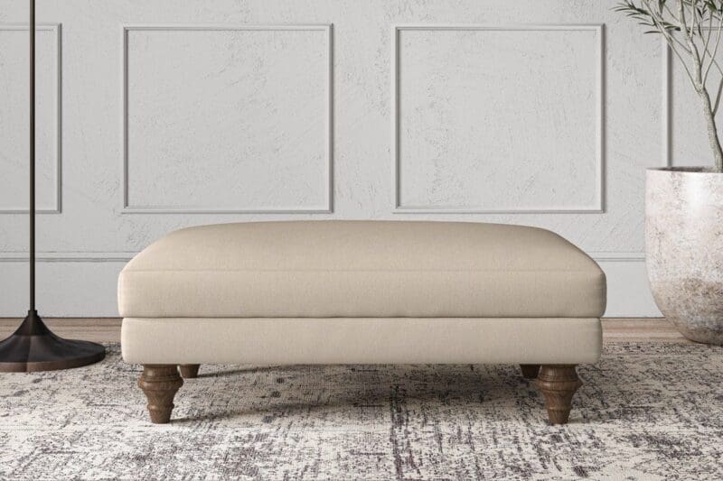 nkuku deni medium footstool recycled cotton stone 5055672437567 33153334444208