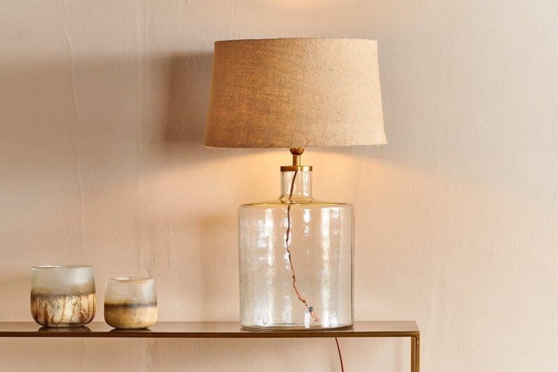 nkuku edina recycled glass table lamp clear large 5055672419600 32810142859440