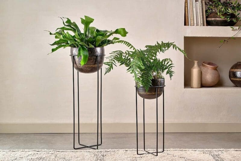 nkuku endo reclaimed iron planter stand 5055672412656 31010389459120 1