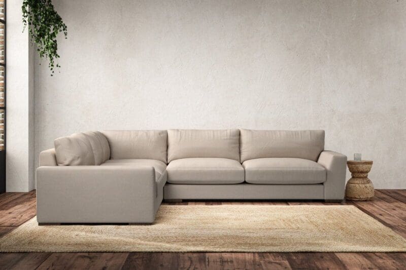 nkuku guddu large left hand corner sofa recycled cotton natural 5055672439448 33156425973936