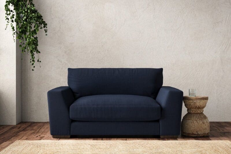 nkuku guddu love seat brera linen indigo 5055672432869 33156557701296