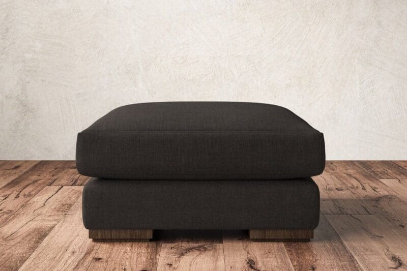 nkuku guddu medium footstool brera linen espresso 5055672432968 33156577722544