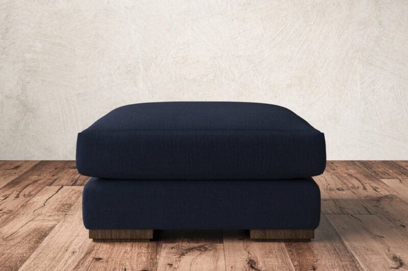 nkuku guddu medium footstool brera linen indigo 5055672432982 33156578214064