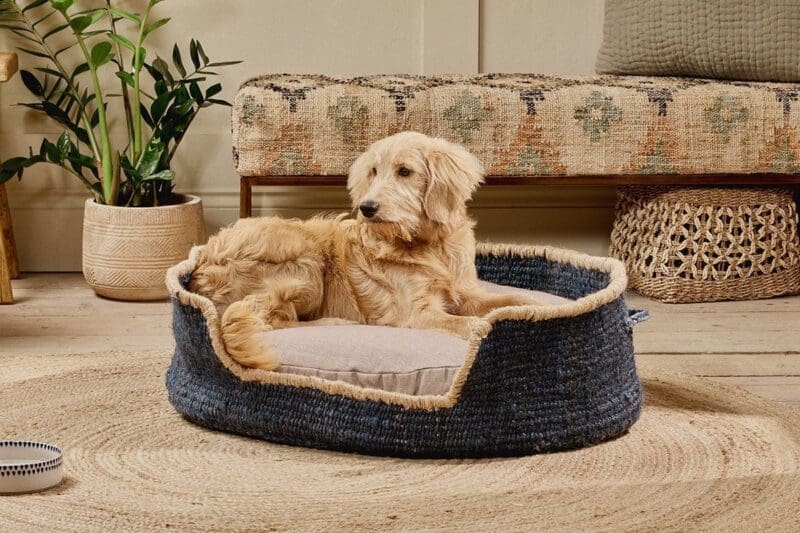 nkuku jaiyuh hemp pet bed indigo medium 5 06e 12 32807255408816