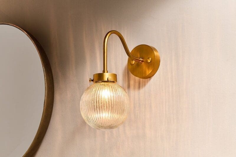 nkuku konnie bathroom wall lamp globe clear 5055672418894 32810222387376