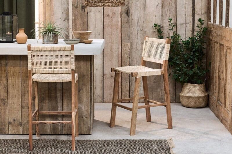 nkuku madrisana acacia rattan bar stool 5055672415220 31980992528560