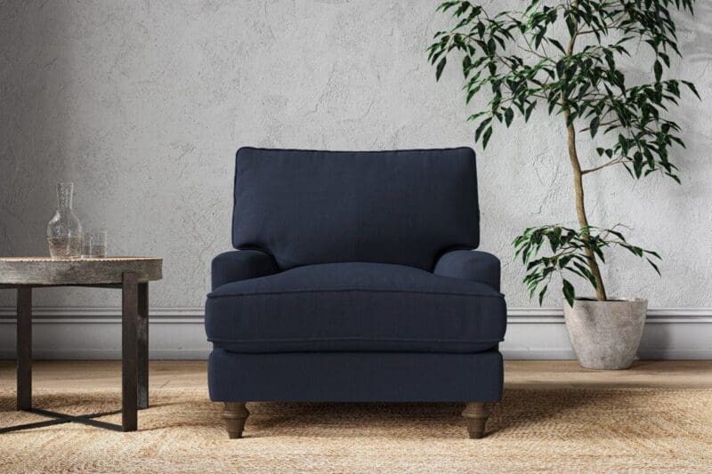 nkuku marri armchair brera linen indigo 5055672433460 33162438836400