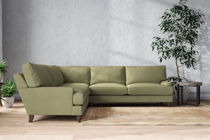 nkuku marri grand corner sofa brera linen sage 5055672433637 33162465509552