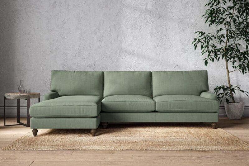 nkuku marri grand left hand chaise sofa brera linen jade 5055672433835 33162516431024