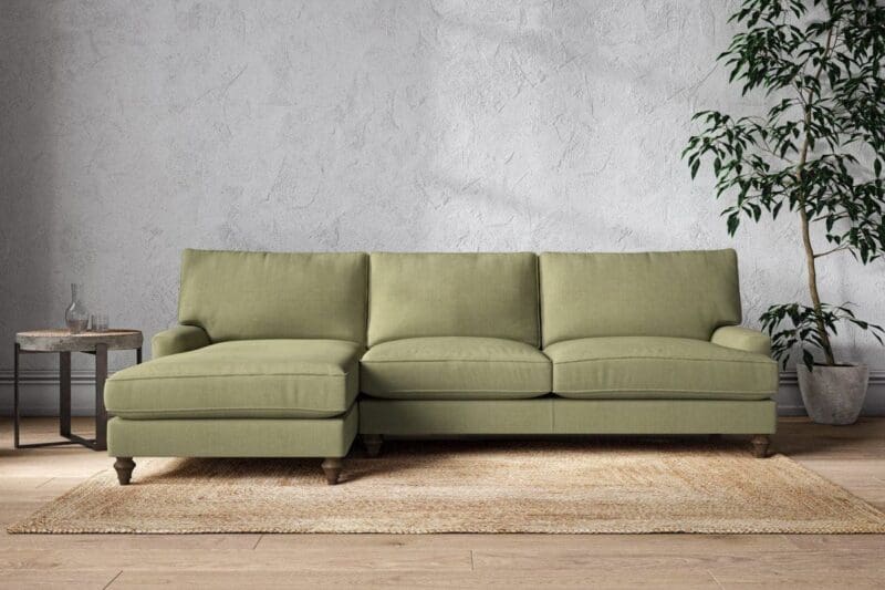 nkuku marri grand left hand chaise sofa brera linen sage 5055672433873 33162612900016