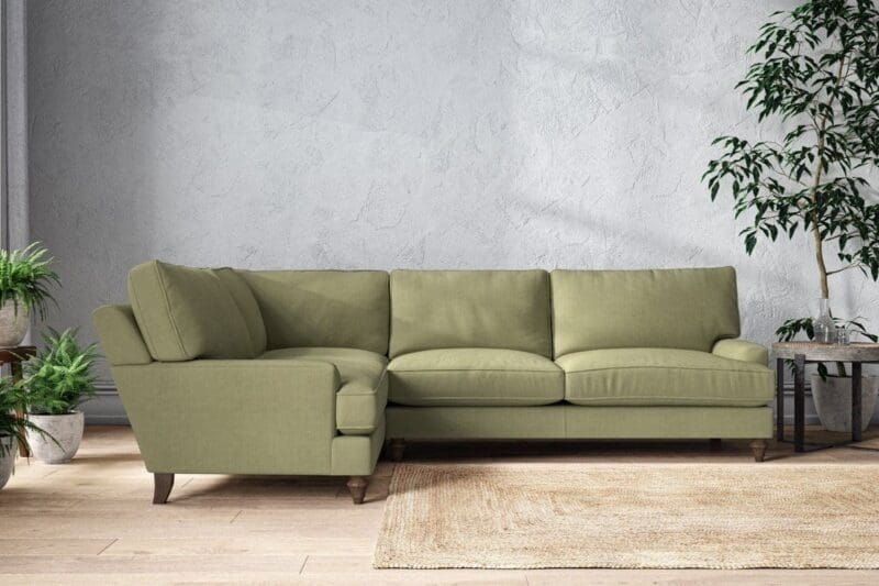 nkuku marri grand left hand corner sofa brera linen sage 5055672433996 33162627743920