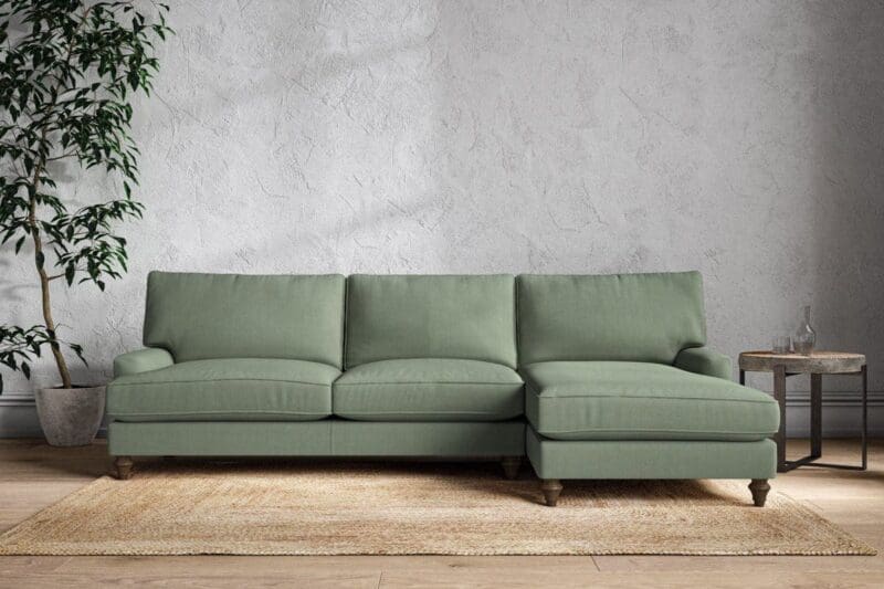 nkuku marri grand right hand chaise sofa brera linen jade 5055672434078 33162642653360