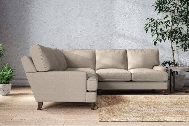 nkuku marri large corner sofa recycled cotton stone 5055672441496 33162744987824