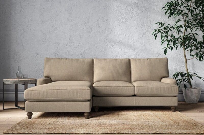 nkuku marri large left hand chaise sofa brera linen pebble 5055672434702 33162766811312