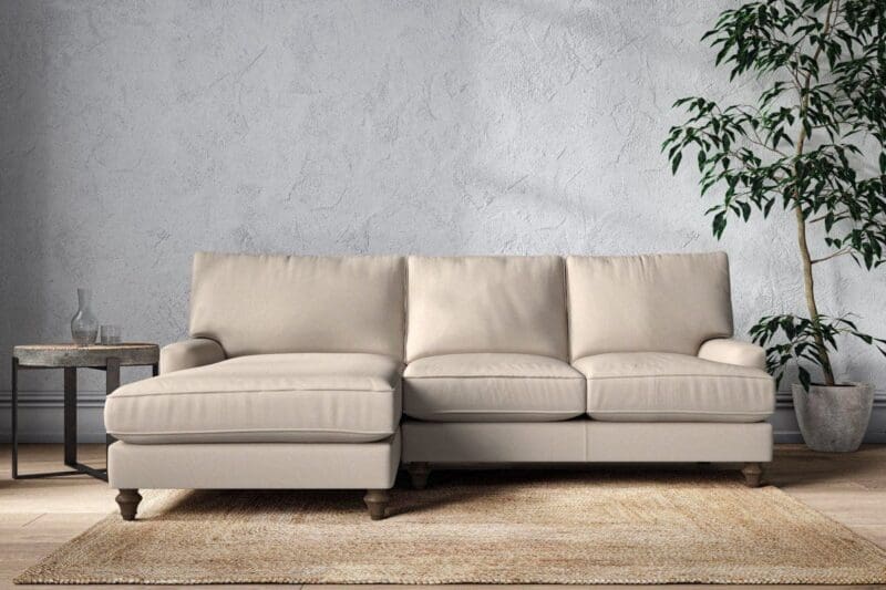 nkuku marri large left hand chaise sofa recycled cotton natural 5055672441724 33162772152496