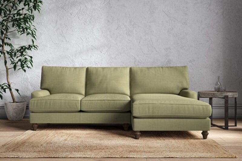 nkuku marri large right hand chaise sofa brera linen sage 5055672434832 33162816749744