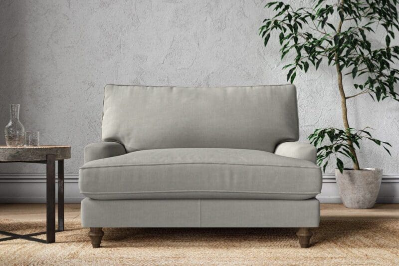 nkuku marri love seat brera linen smoke 5055672435082 33162913480880