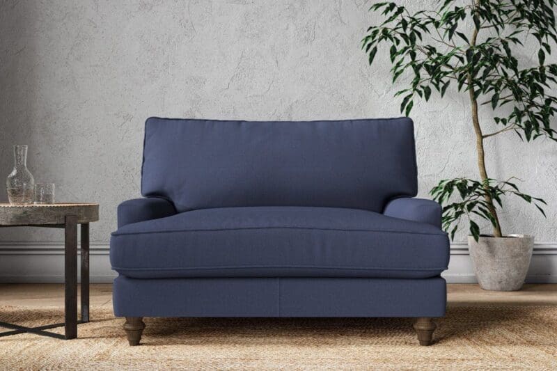 nkuku marri love seat recycled cotton navy 5055672442158 33162915348656