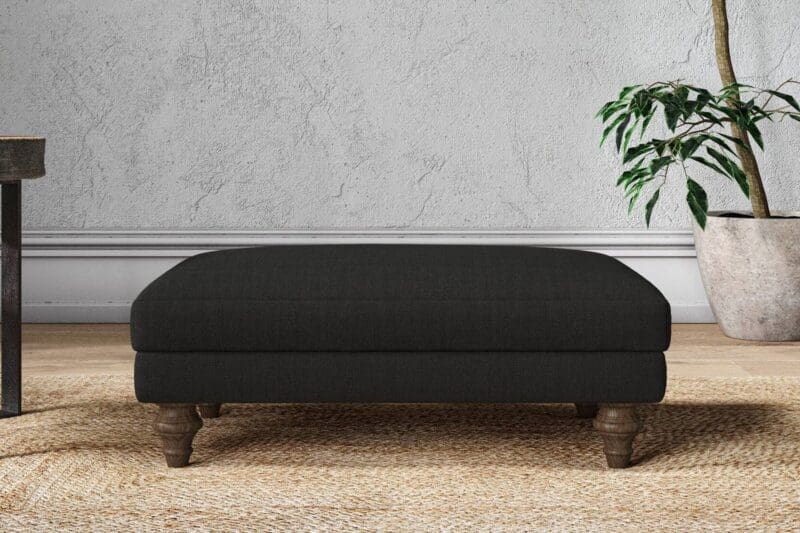 nkuku marri medium footstool brera linen charcoal 5055672435099 33162916593840