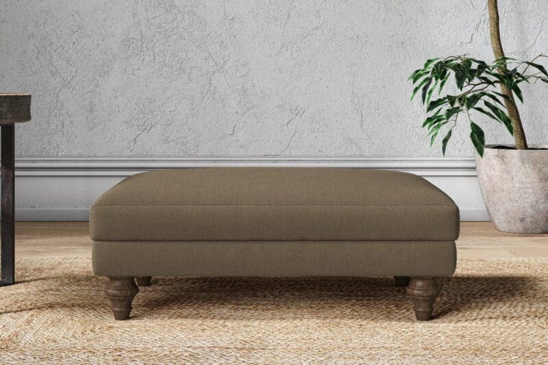 nkuku marri medium footstool brera linen chesnut 5055672435105 33162916724912