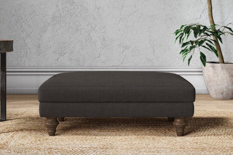 nkuku marri medium footstool brera linen espresso 5055672435129 33162917150896