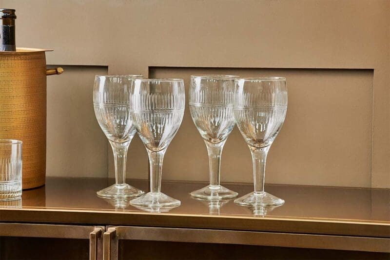 nkuku mila wine glass clear set of 4 5055672493280 29568167477424