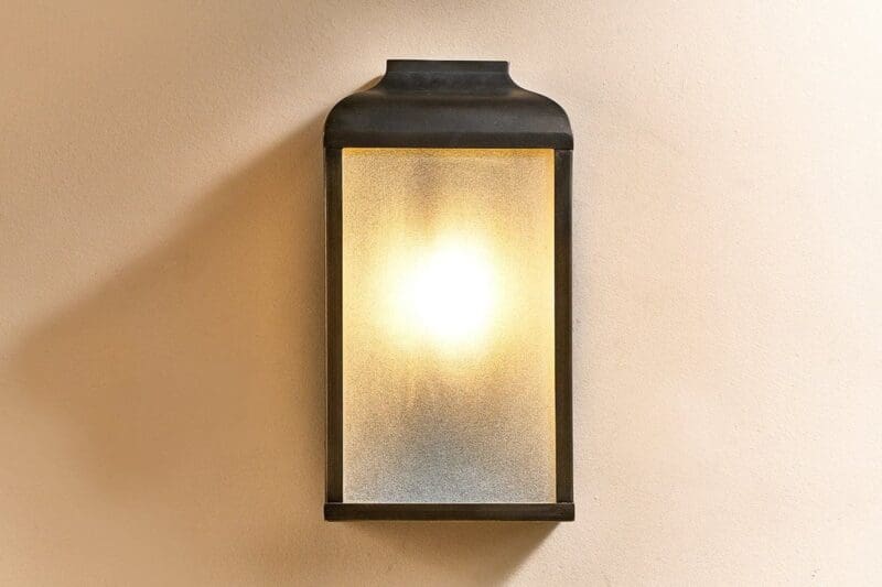 nkuku riad outdoor lantern black and frosted 5055672419358 32810308436144