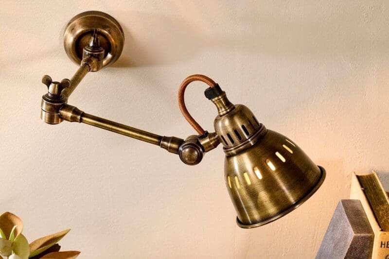 nkuku tubu brass extendable wall light antique brass 5055672475781 33100559548592