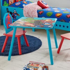 Disney Avengers Table2 Chairs Blue Wooden Happy Beds 3 1