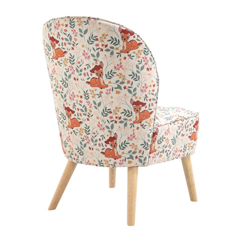 Disney - Bambi Accent Chair - Cream - Fabric - Wooden - Happy Beds