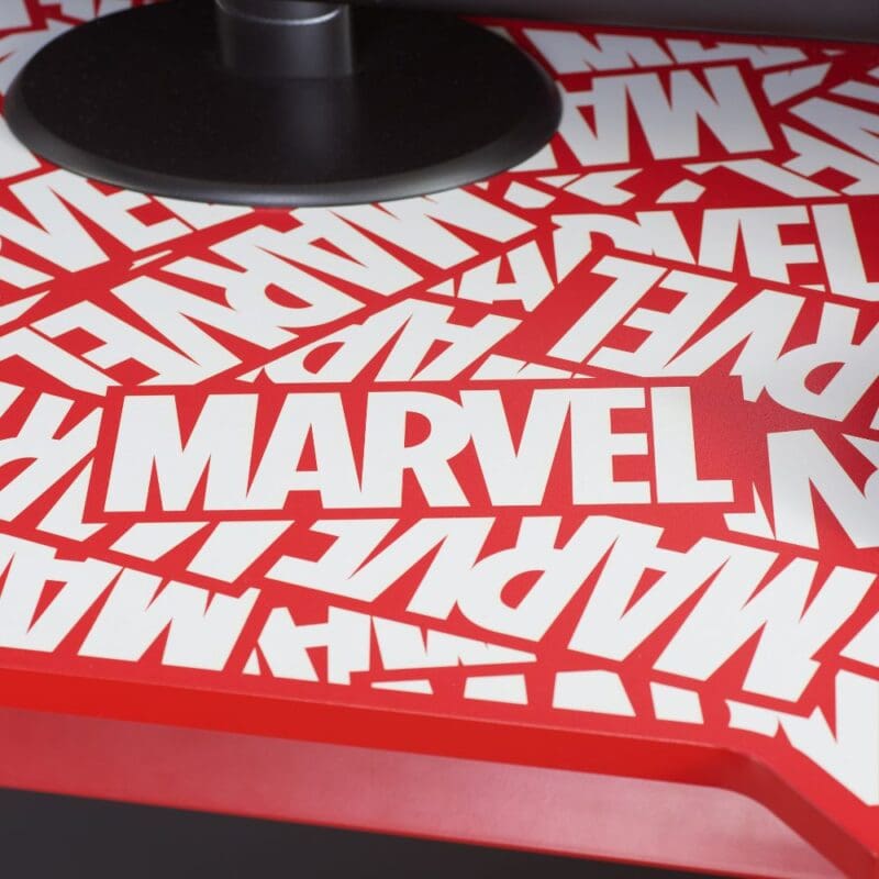 Disney Marvel Computer Desk RedWhite Metal Happy Beds 4 1