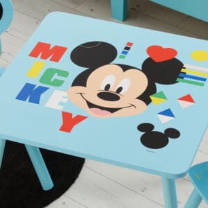 Disney Mickey Mouse Table2 Chairs Blue Wooden Happy Beds 4 1