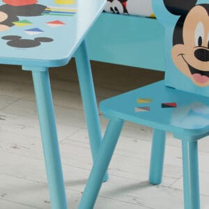 Disney Mickey Mouse Table2 Chairs Blue Wooden Happy Beds 6 1