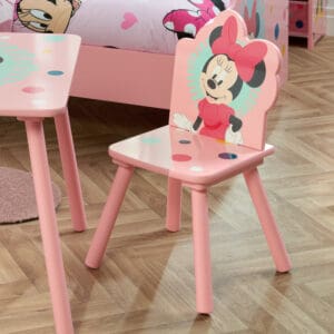 Disney Minnie Mouse Table2 Chairs Pink Wooden Happy Beds 5 1