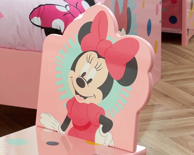 Disney Minnie Mouse Table2 Chairs Pink Wooden Happy Beds 7 1