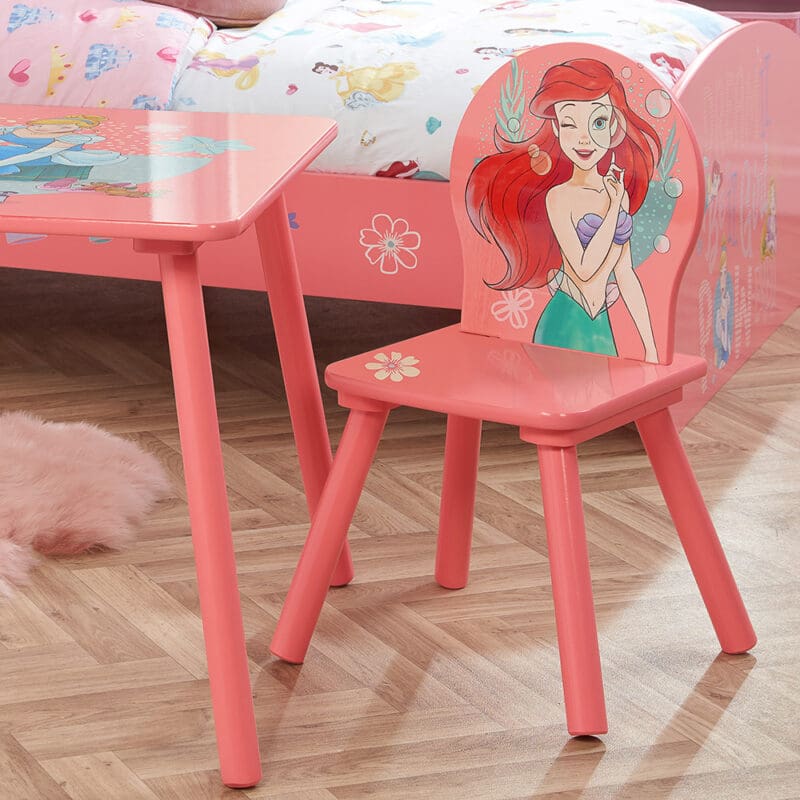 Disney Princess Table2 Chairs Pink Wooden Happy Beds 6 1