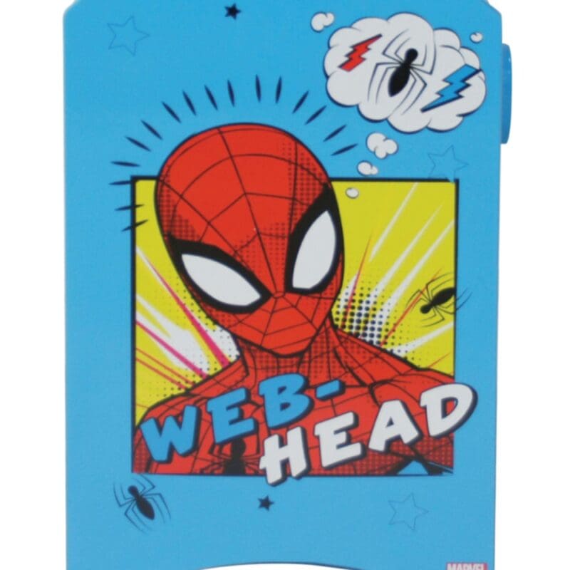 Disney Spider Man 1 Drawer Bedside Table Blue Wooden Happy Beds 7 1