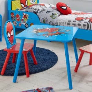 Disney Spider Man Table2 Chairs Blue Wooden Happy Beds 3 1