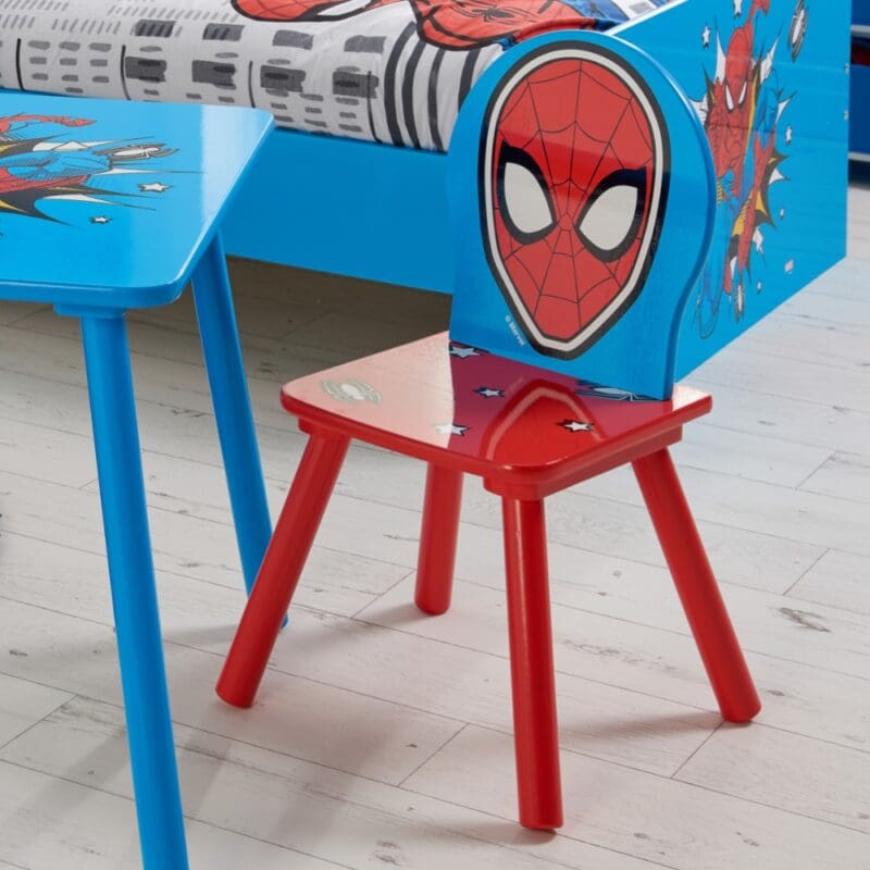 Disney Spider Man Table2 Chairs Blue Wooden Happy Beds 4 1