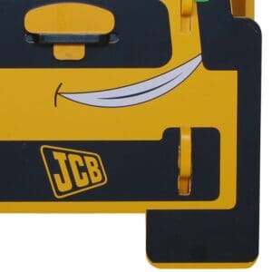 JCB Childrens Digger DeskChair YellowBlack Wooden Happy Beds 5 1