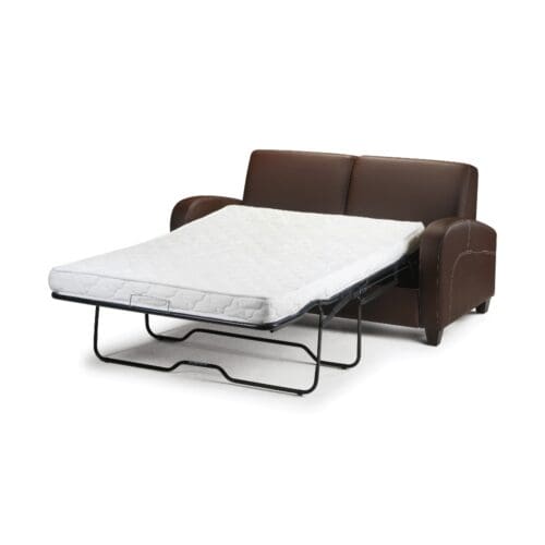 Vivo - Sofa Bed - Brown - Faux Leather - Happy Beds