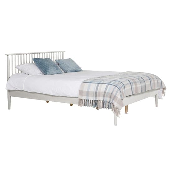 afon wooden double bed white