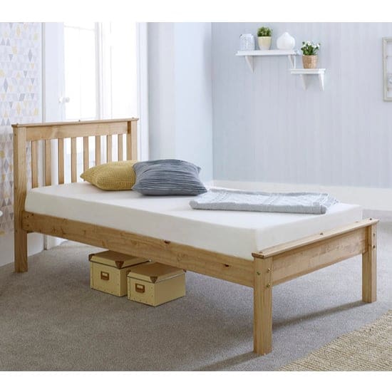 celestas wooden single bed waxed pine