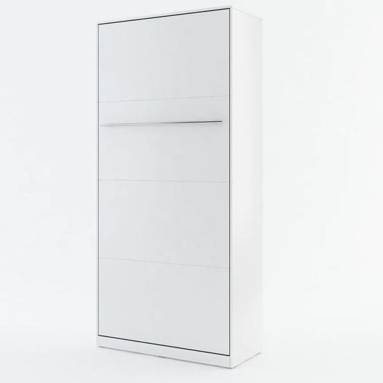 cyan single bed wall vertical matt white