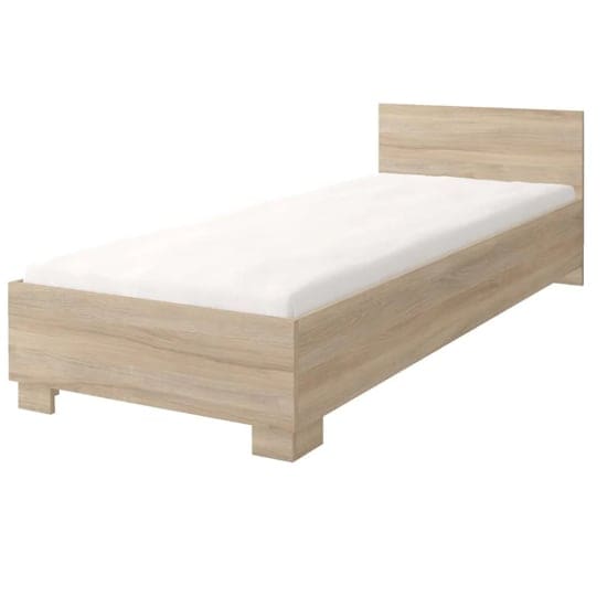 oxnard wooden single bed sonoma oak