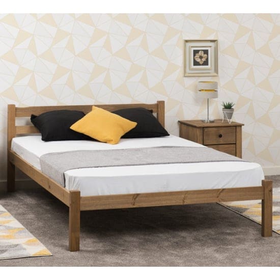 panama double bed natural