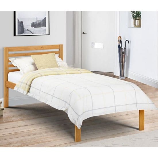 slocum wooden single bed antique pine