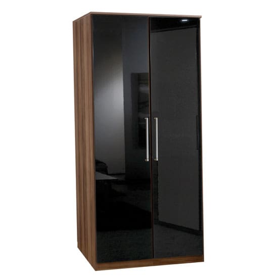 Gamma Walnut two door wardrobe