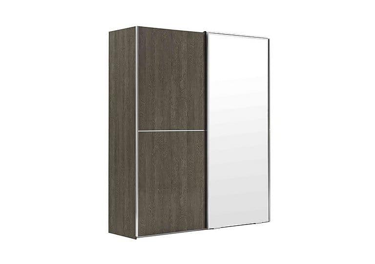 PRODPAZO2D1MSILV 001 palazzo 2 door sliding wardrobe with mirror